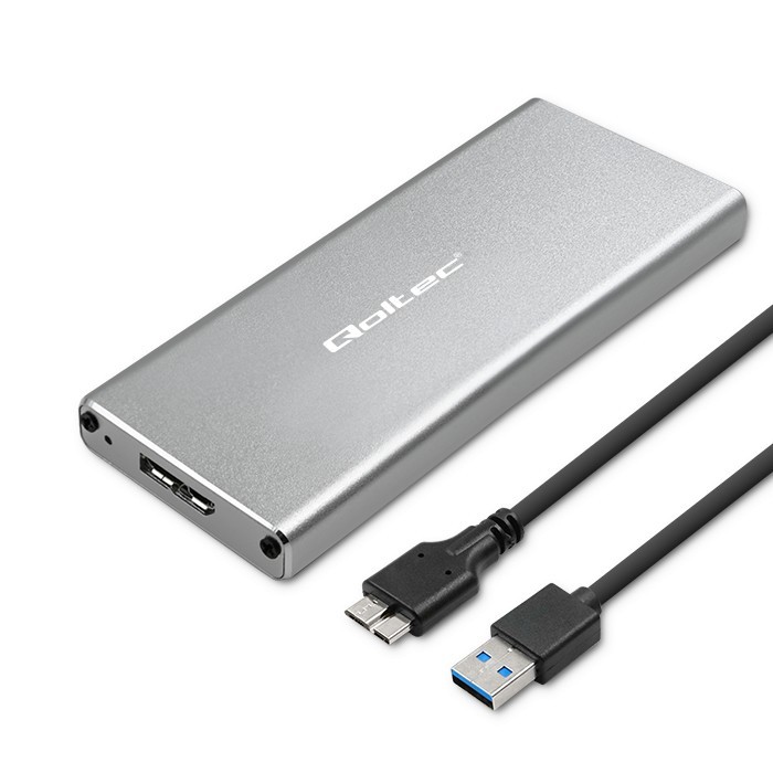 Qoltec Enclosure M.2 SSD drive