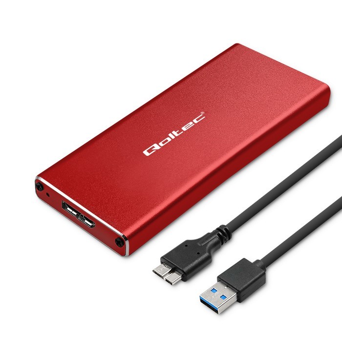 Qoltec Enclosure M.2 SSD drive