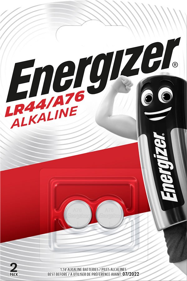 ENERGIZER  BATTERIES ALKALINE SPECIALTY LR44/ A76