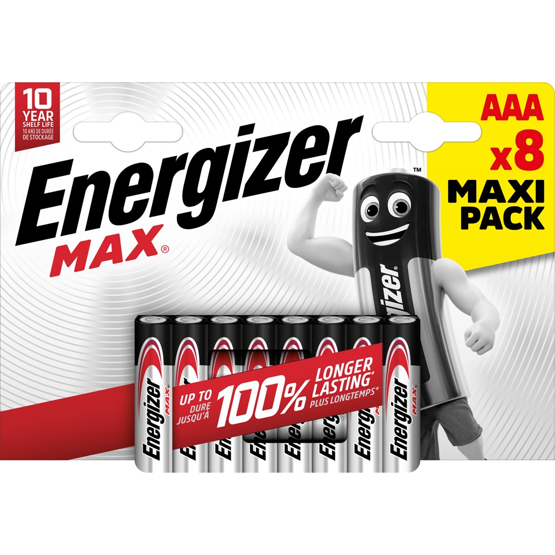 ENERGIZER ALKALINE BATTERIES LR03 /AAA BLISTER