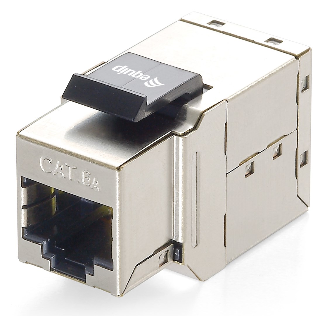 EQUIP Cat.6A Shielded Keystone Inline