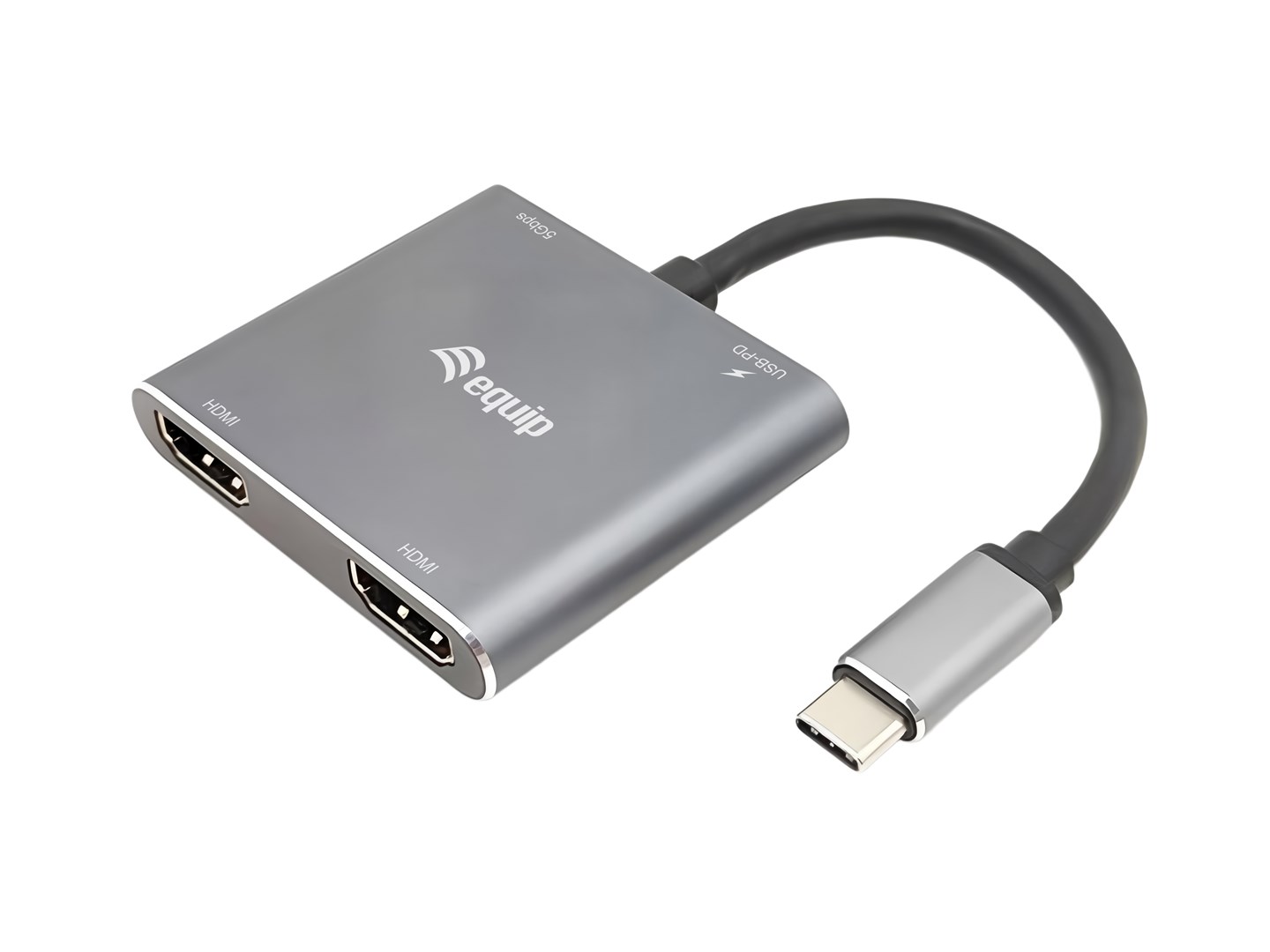 EQUIP  USB-C 4-in-1 Dual HDMI Adapter