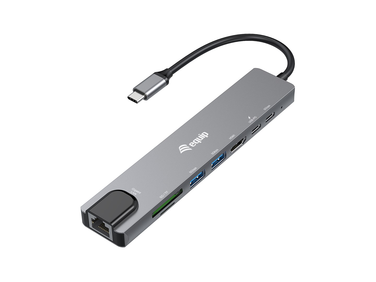 EQUIP  USB-C 8 in 1 Multifunctional