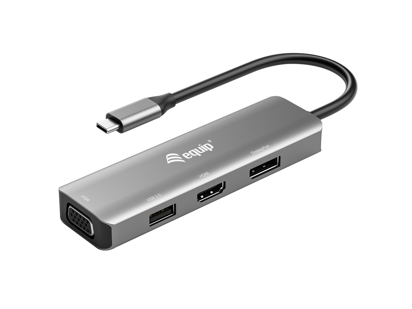 EQUIP USB-C to HDMI/DisplayPort/VGA /USB Adapter