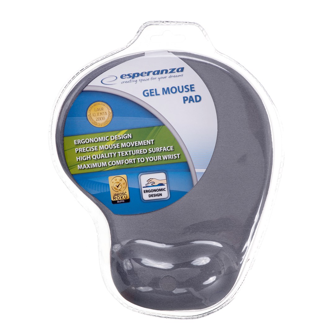 Esperanza  EA137Y grey gel mouse mat