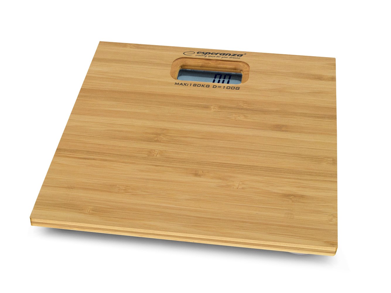 Esperanza  Digital bathroom scale BAMBOO EBS012