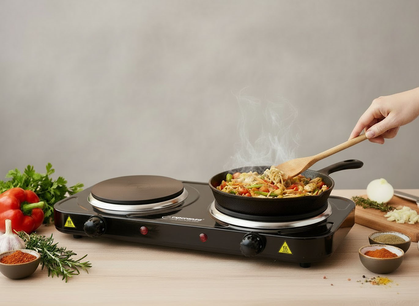Esperanza  Electric cooker Cotopaxi black |