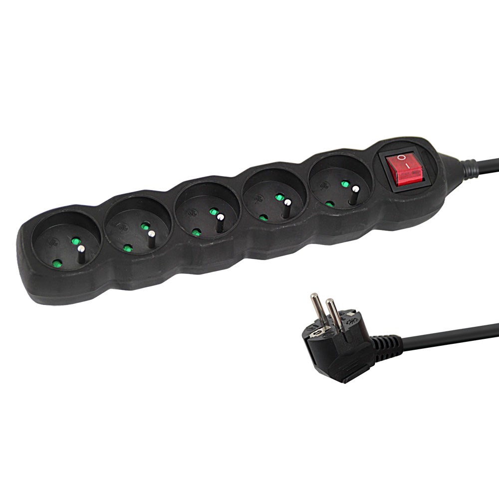 Esperanza  ELK214K Power strip 5GN/1,5M
