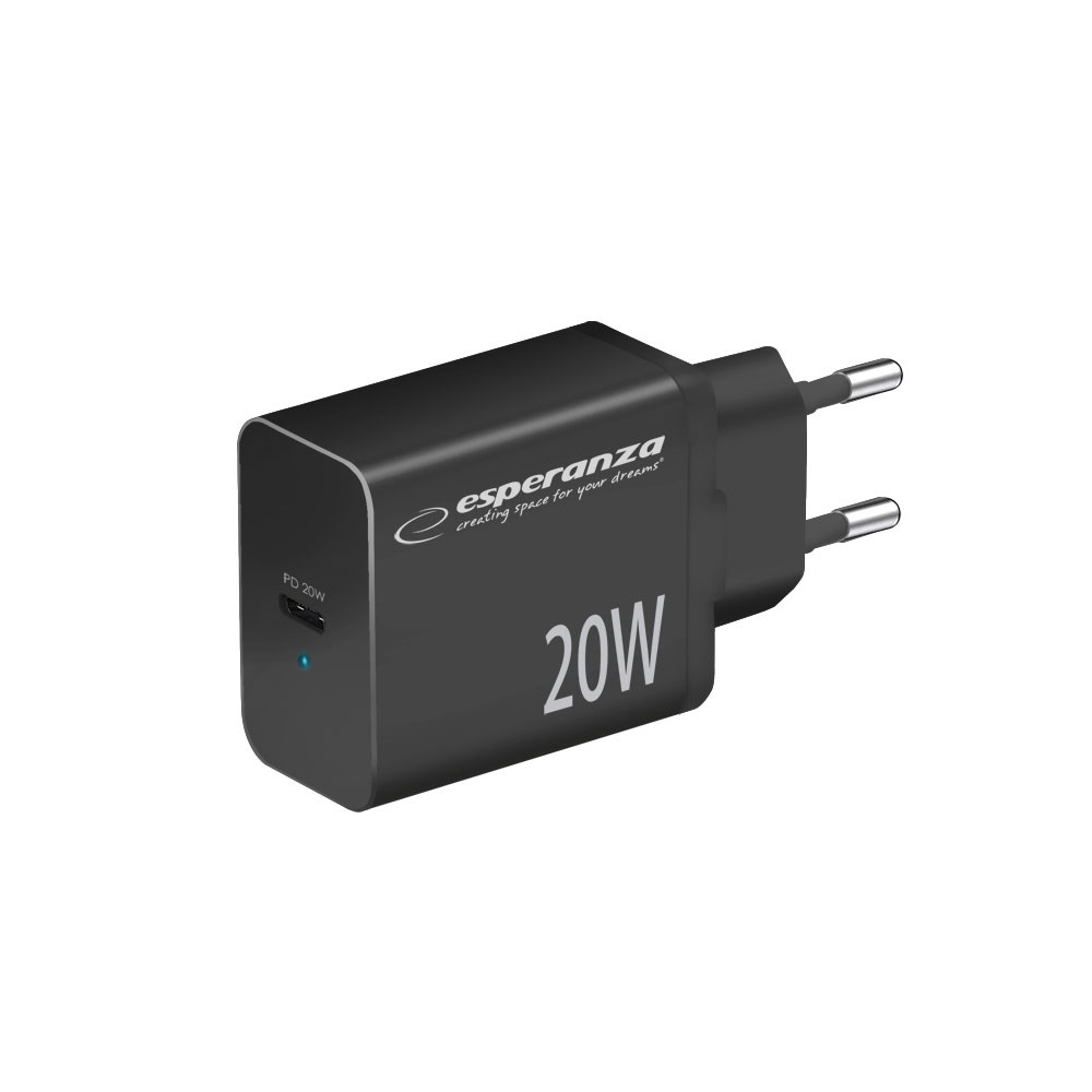 Esperanza  EZC104K mains charger 20W Black