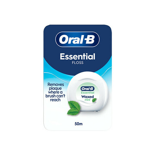 Oral-B Essential Waxed Mint Floss -