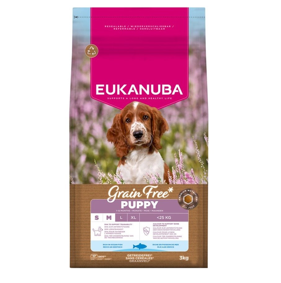 EUKANUBA  Grain Free Puppy Small/Medium Ocean