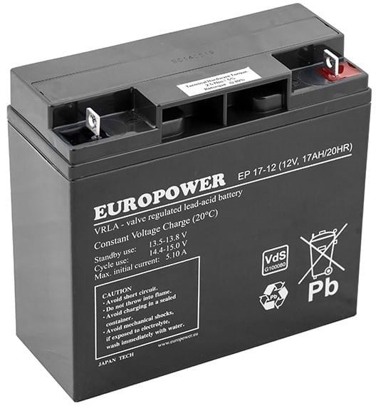 EuroPower  EP Series AGM Battery 12V
