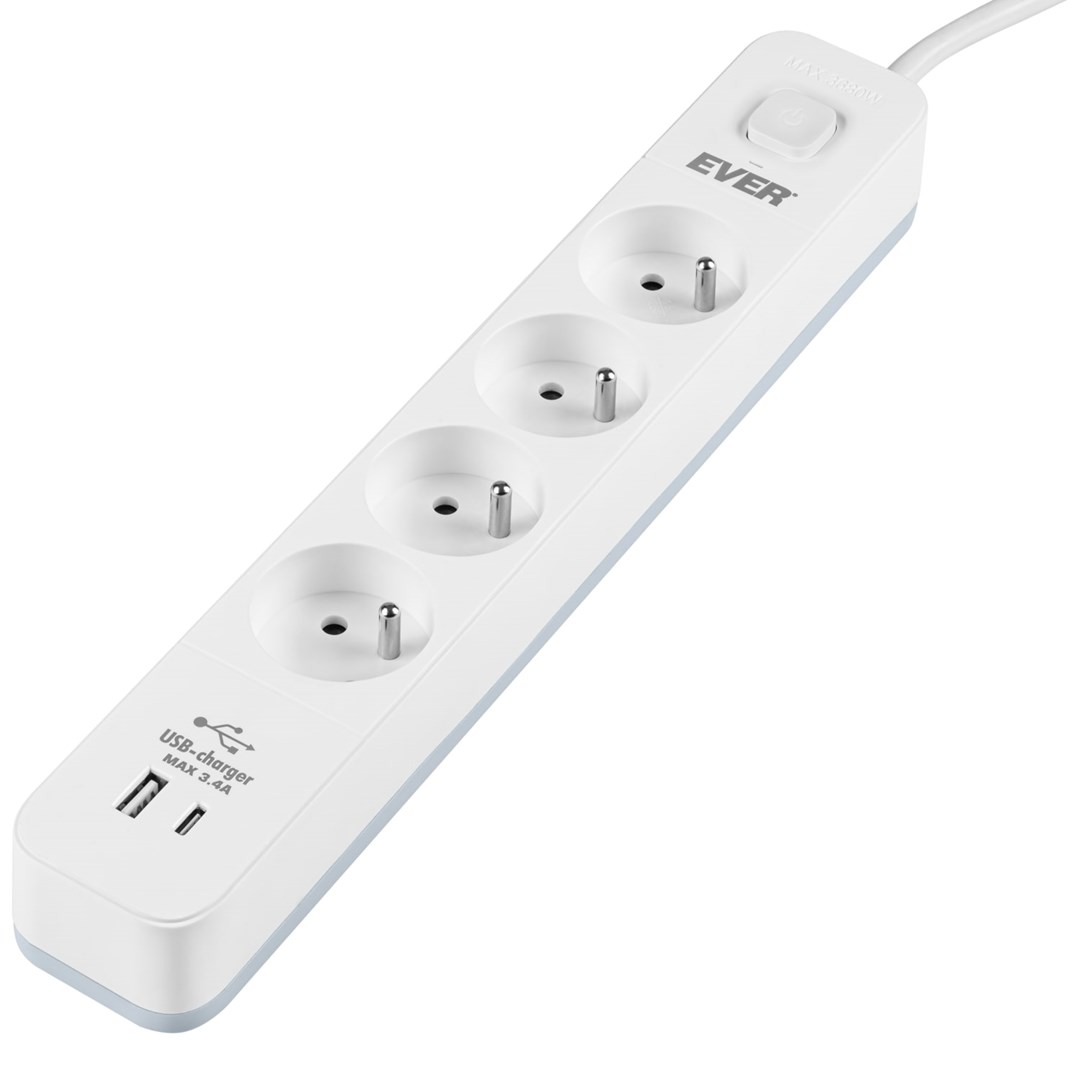 EVER  Surge protection strip PROTECT 4PL