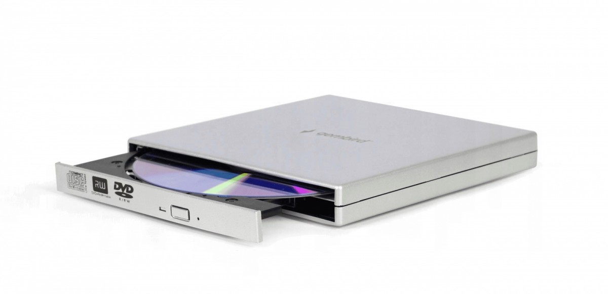 Gembird  External DVD burner DVD-USB-021-SV silver