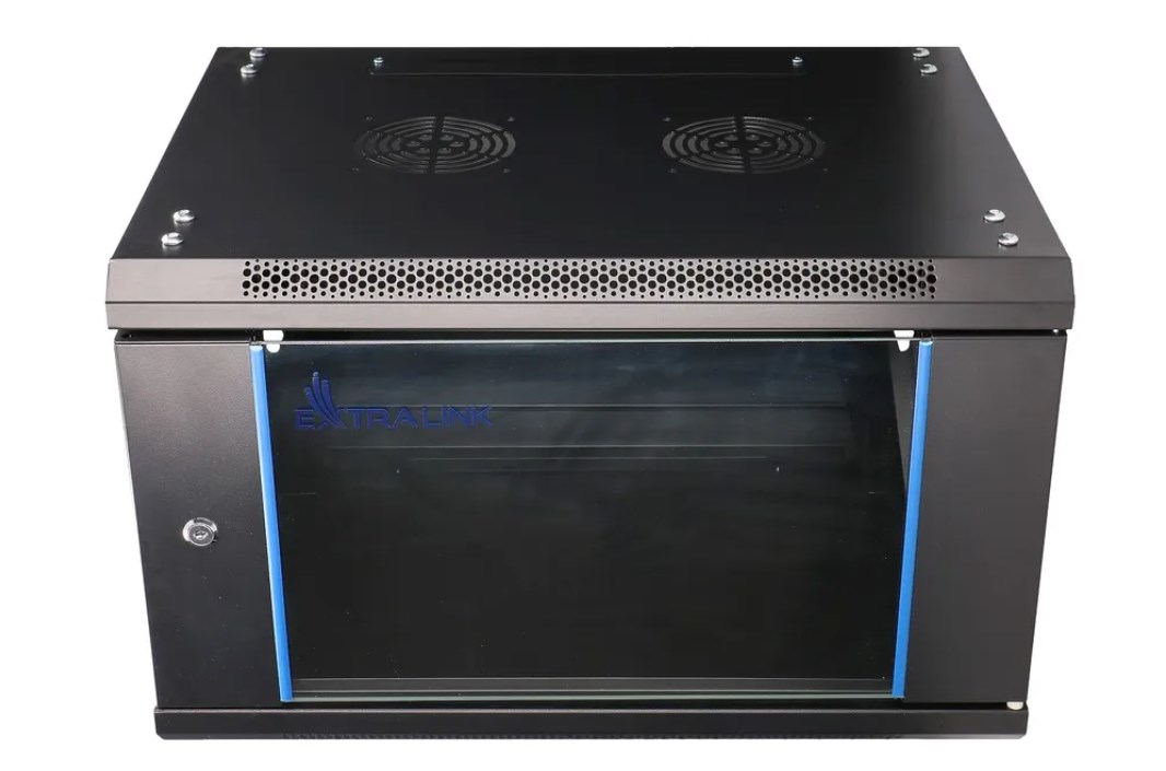 Extralink Rackmount cabinet 6U 600x450 Black