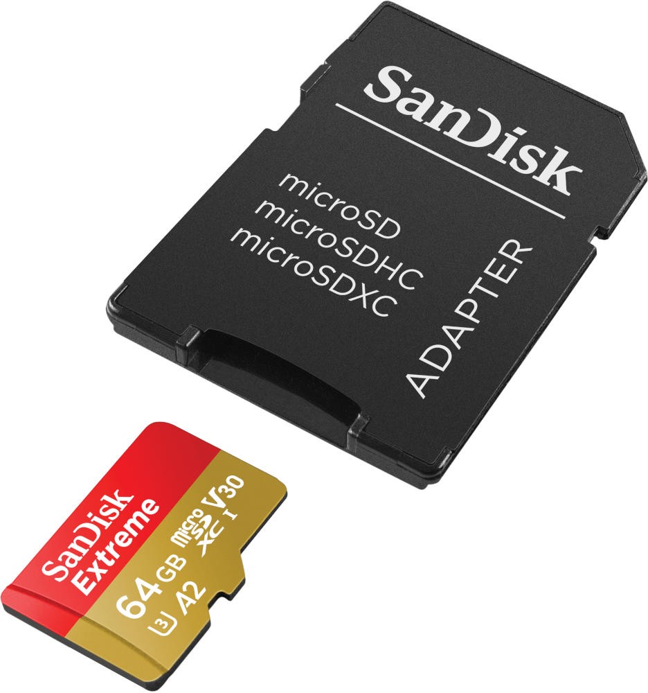 SANDISK Extreme microSDXC 64GB 170/80 MB/s