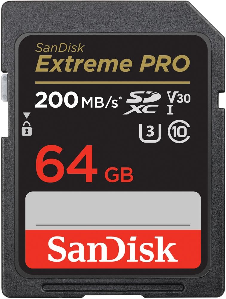 SANDISK  Extreme Pro SDXC 64GB 200/90