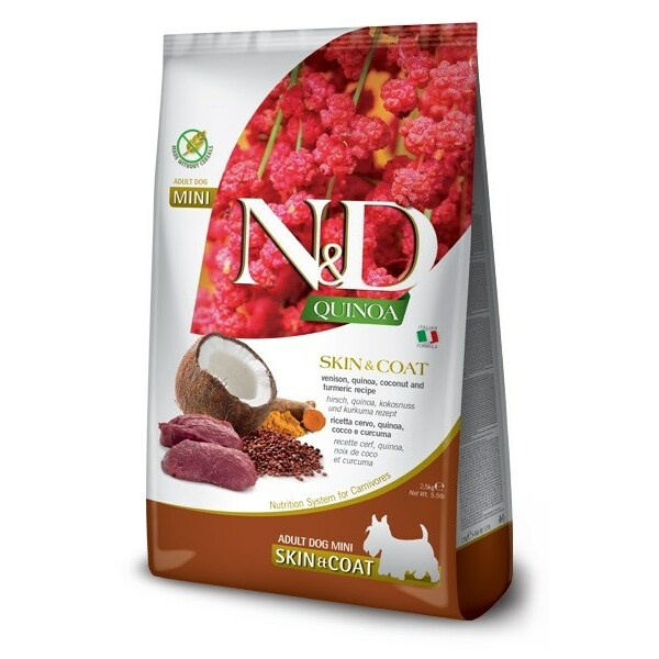 Farmina  N&D Quinoa Dog Skin&Coat Venison