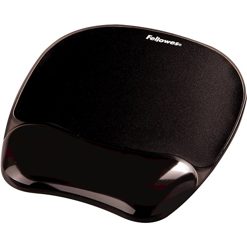 Fellowes  Mouse Pad gel CRYSTAL, black