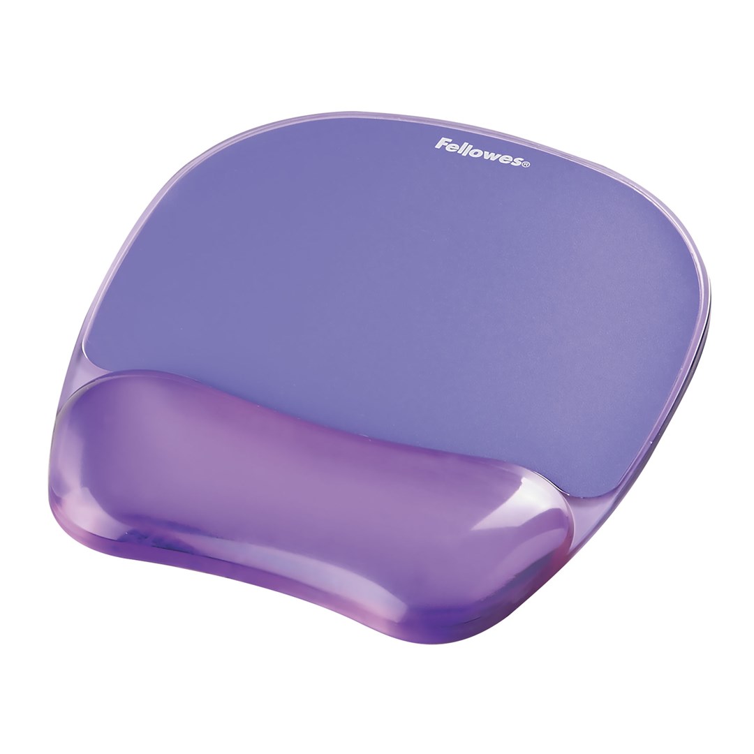 Fellowes  CRYSTAL Mouse & Wrist Pad