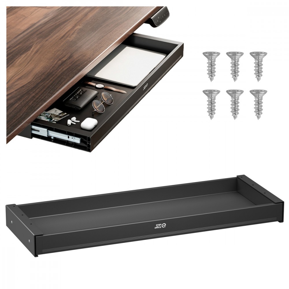 Ergo office  Flat under desk drawer
