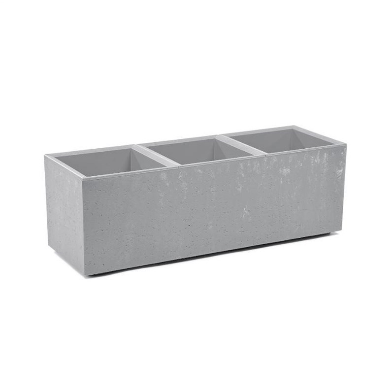 No name FLOWERPOT PLASTIC KARO 90X30X30CM