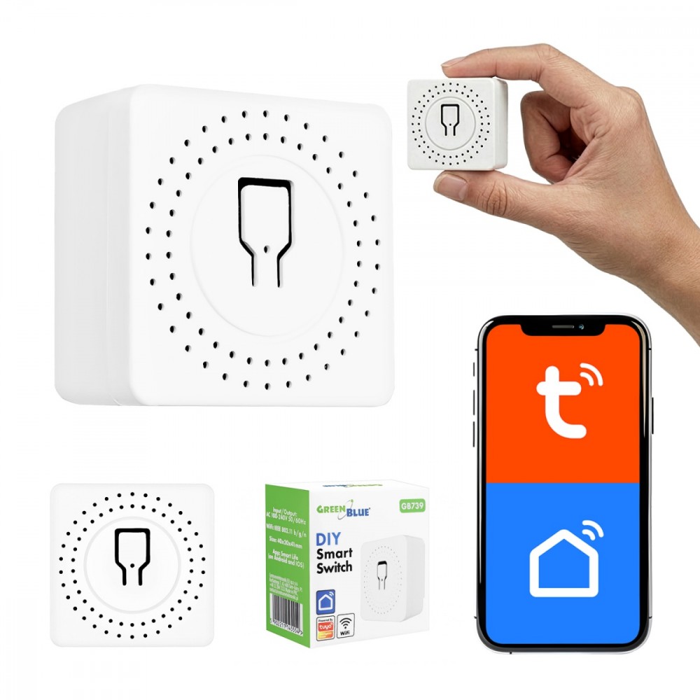 GreenBlue  Flush-MOunt Wi-Fi Control Relay GB739