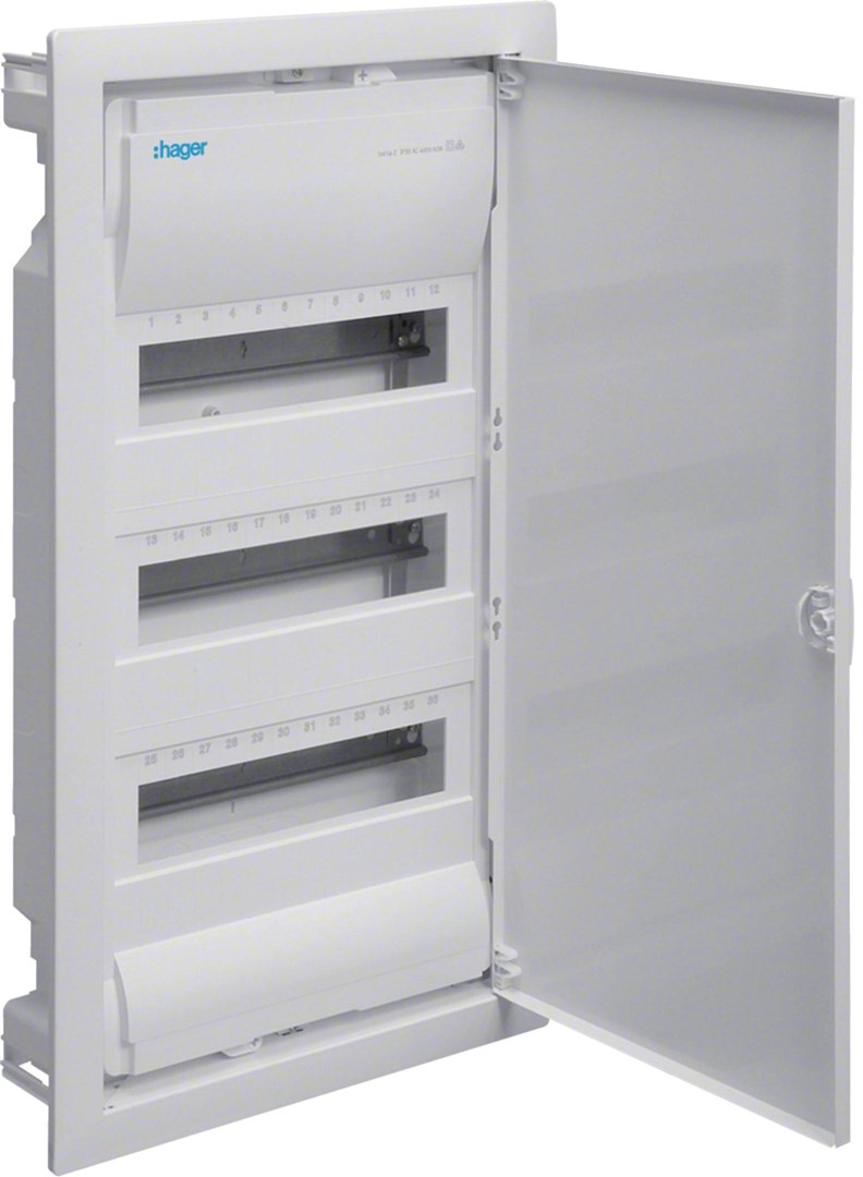 HAGER Flush-mounted distribution board 4R/48M cl