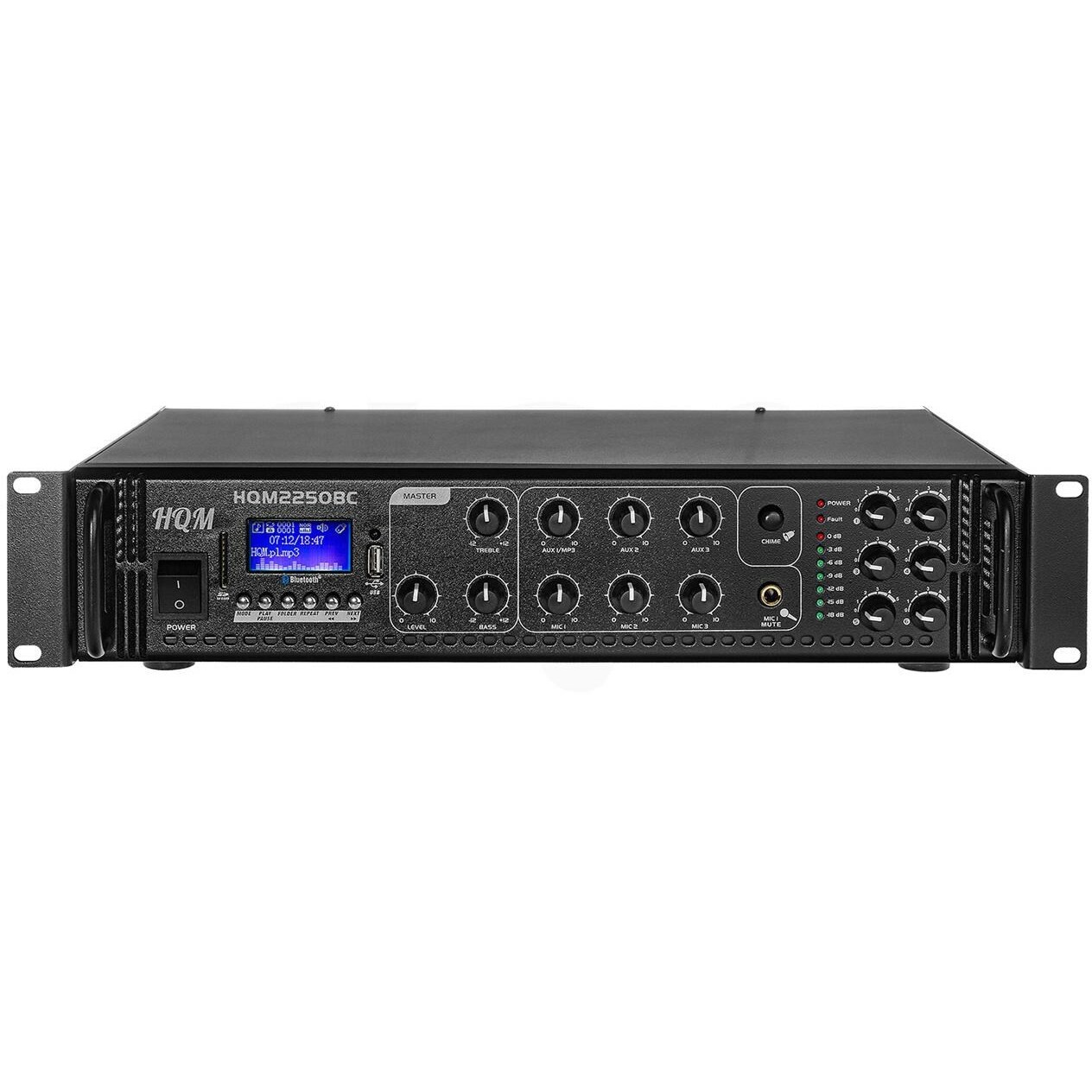 HQM FM/MP3/BLUETOOTH 2250BC RADIO AMPLIFIER 250W