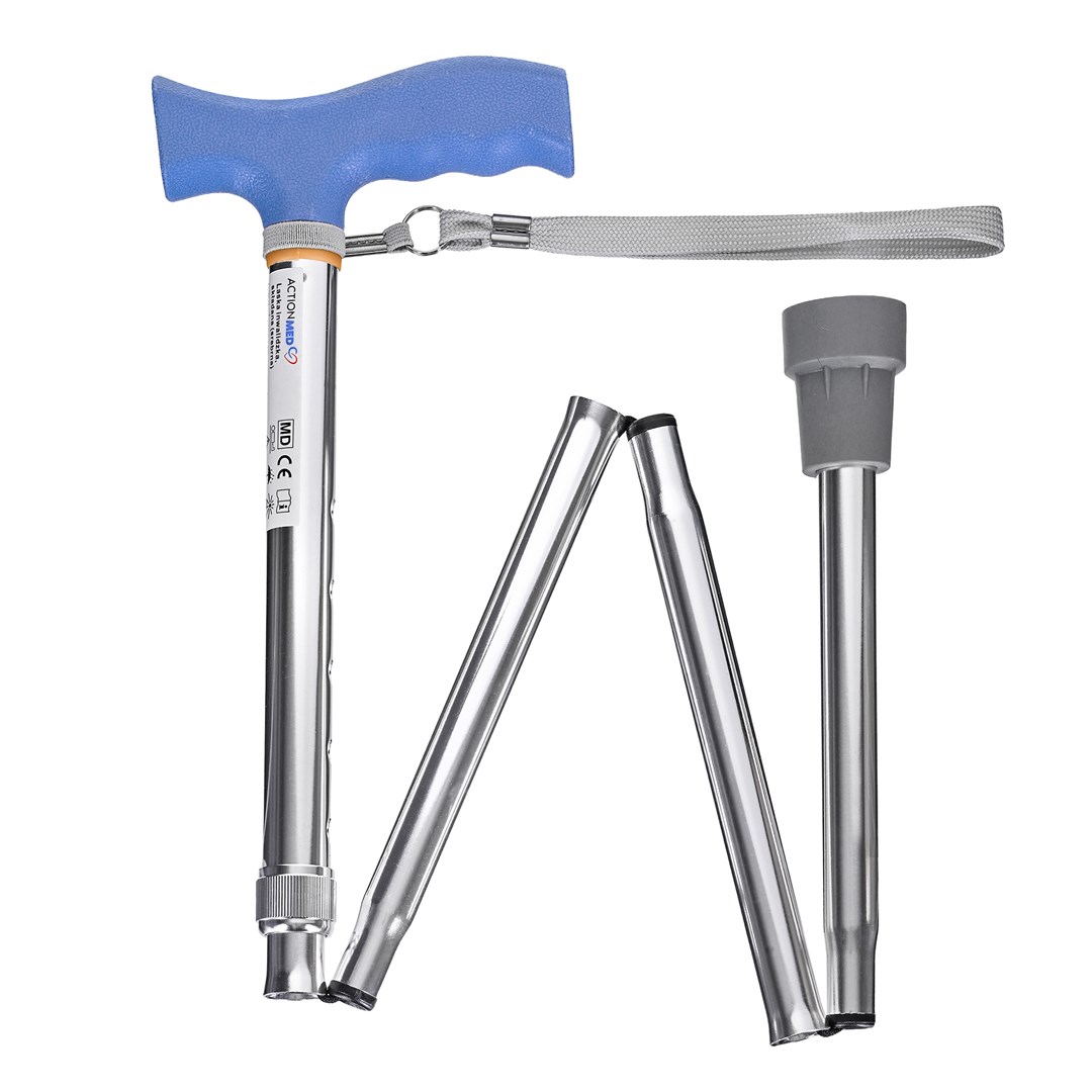 ActionMed Folding walking stick  silver |