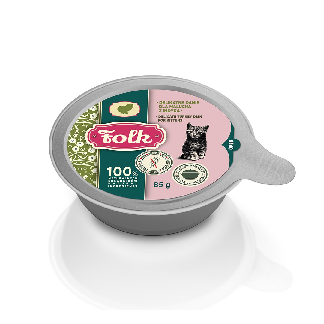 Folk  Kitten Delicate turkey dish -