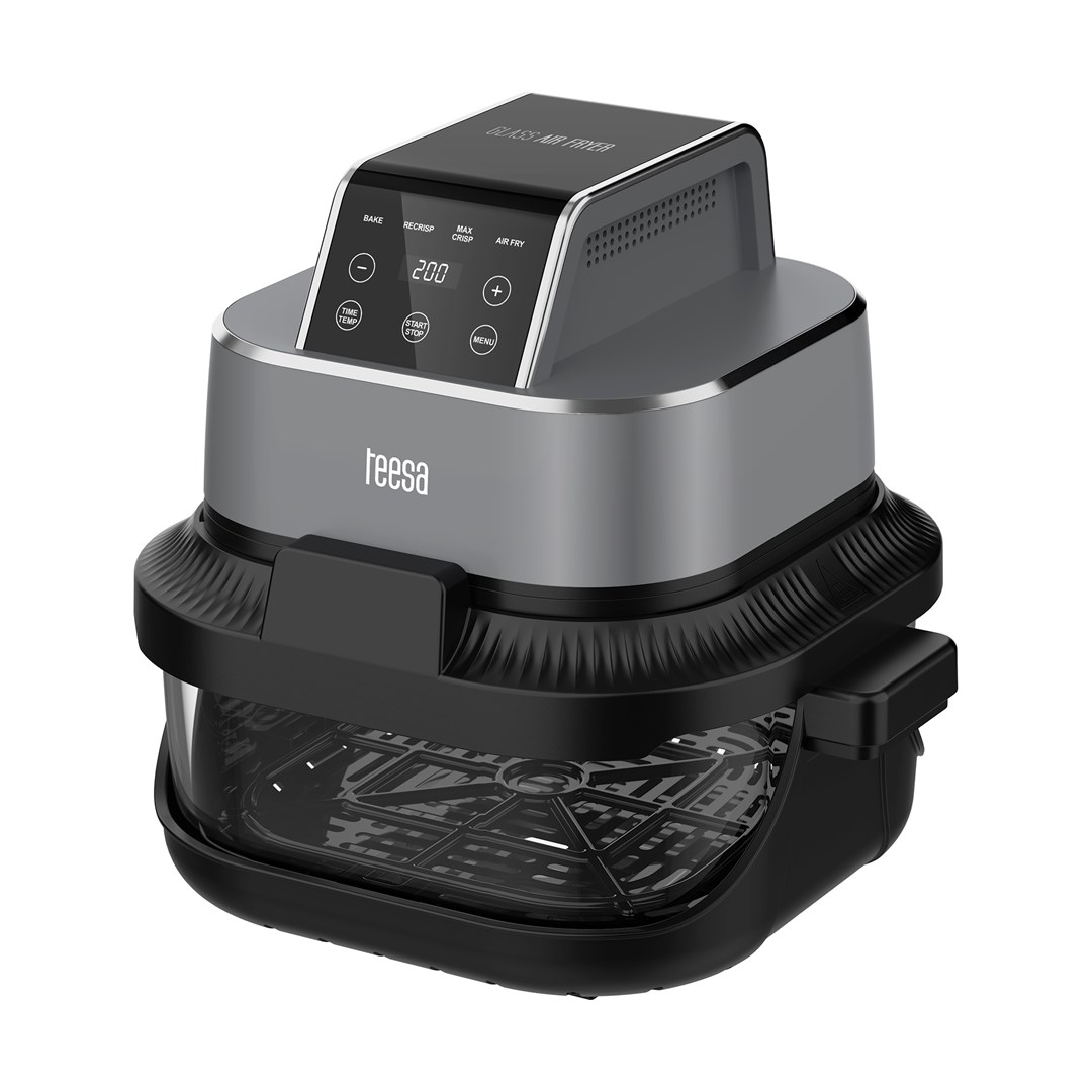 TEESA Frytkownica beztłuszczowa GLASS AIR FRYER