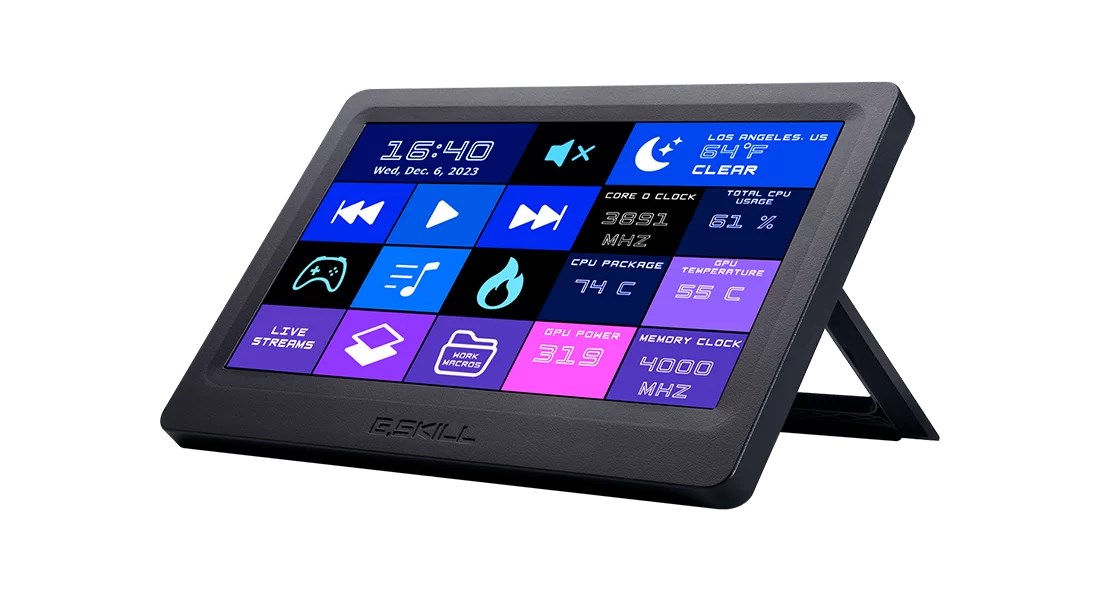 G.SKILL WigiDash, 7" Diagnostic Display