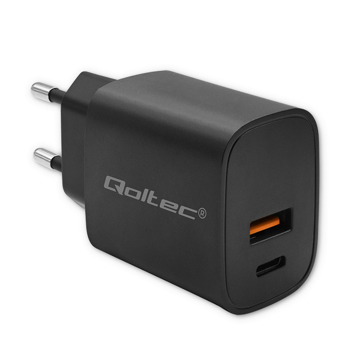 Qoltec GaN POWER PRO charger 1xUSB