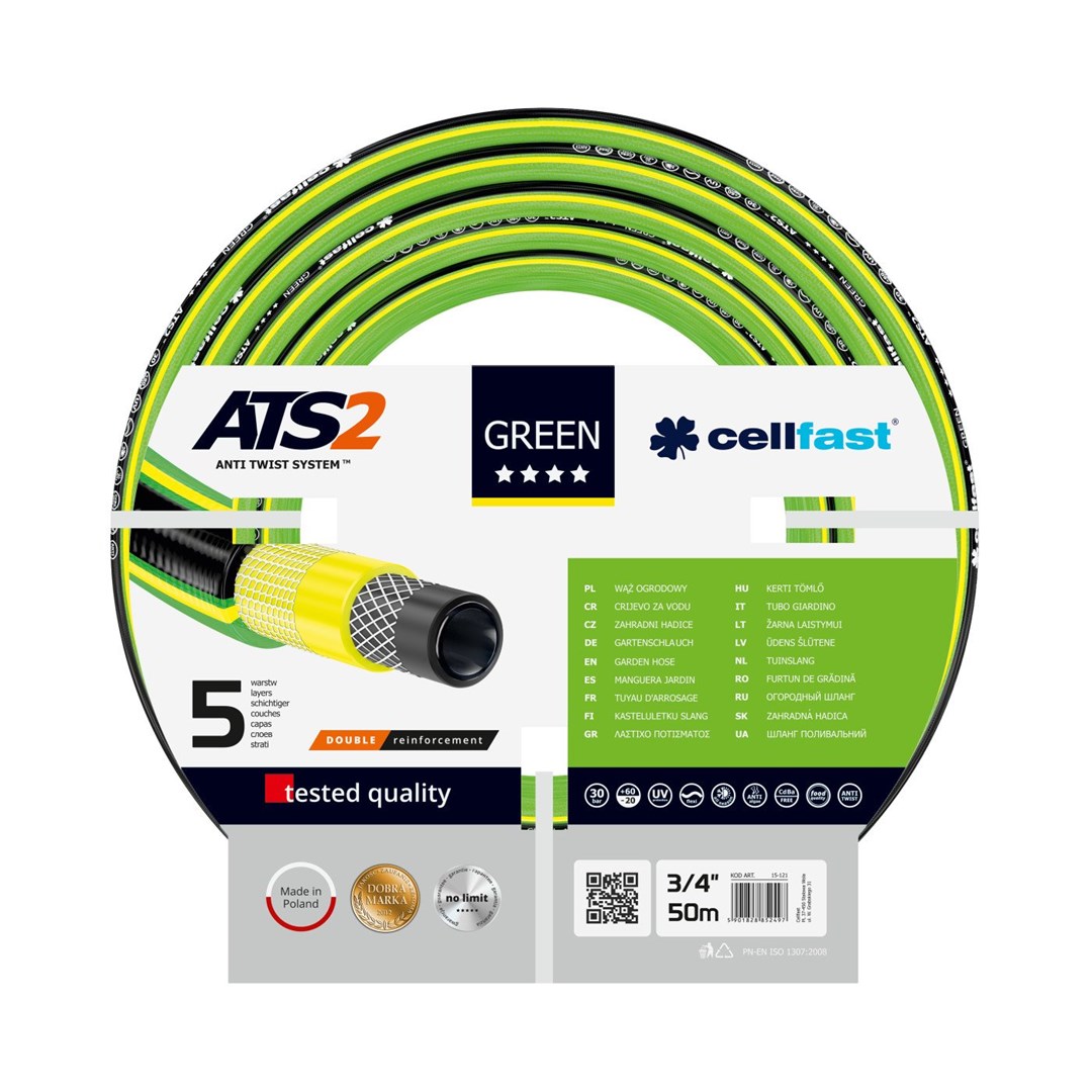 CELLFAST Garden hose  15-121 GREEN ATS2™