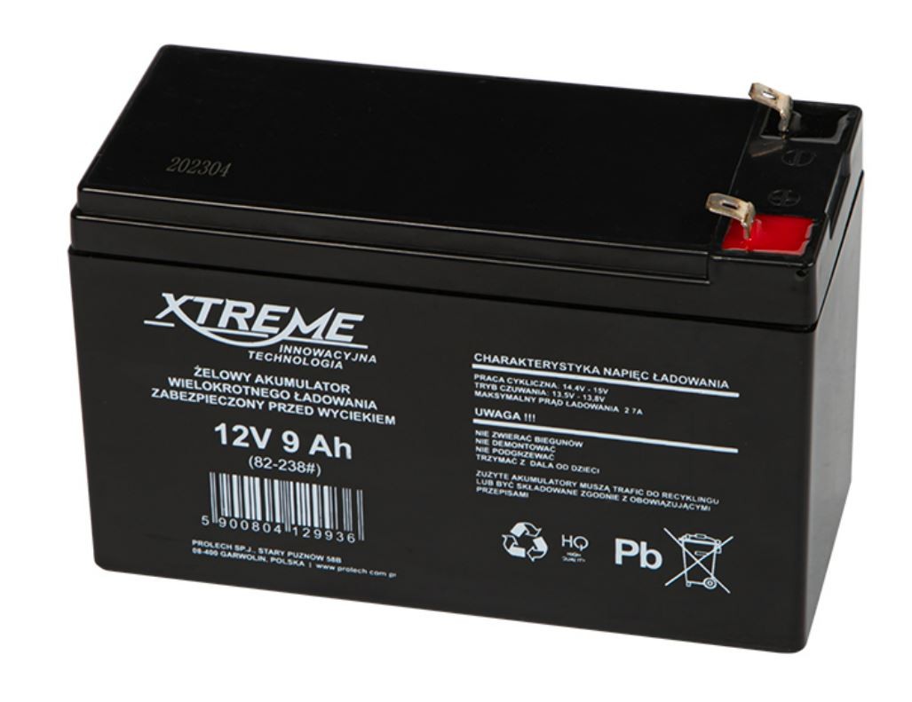 BLOW  Gel battery 12V 9Ah XTREME