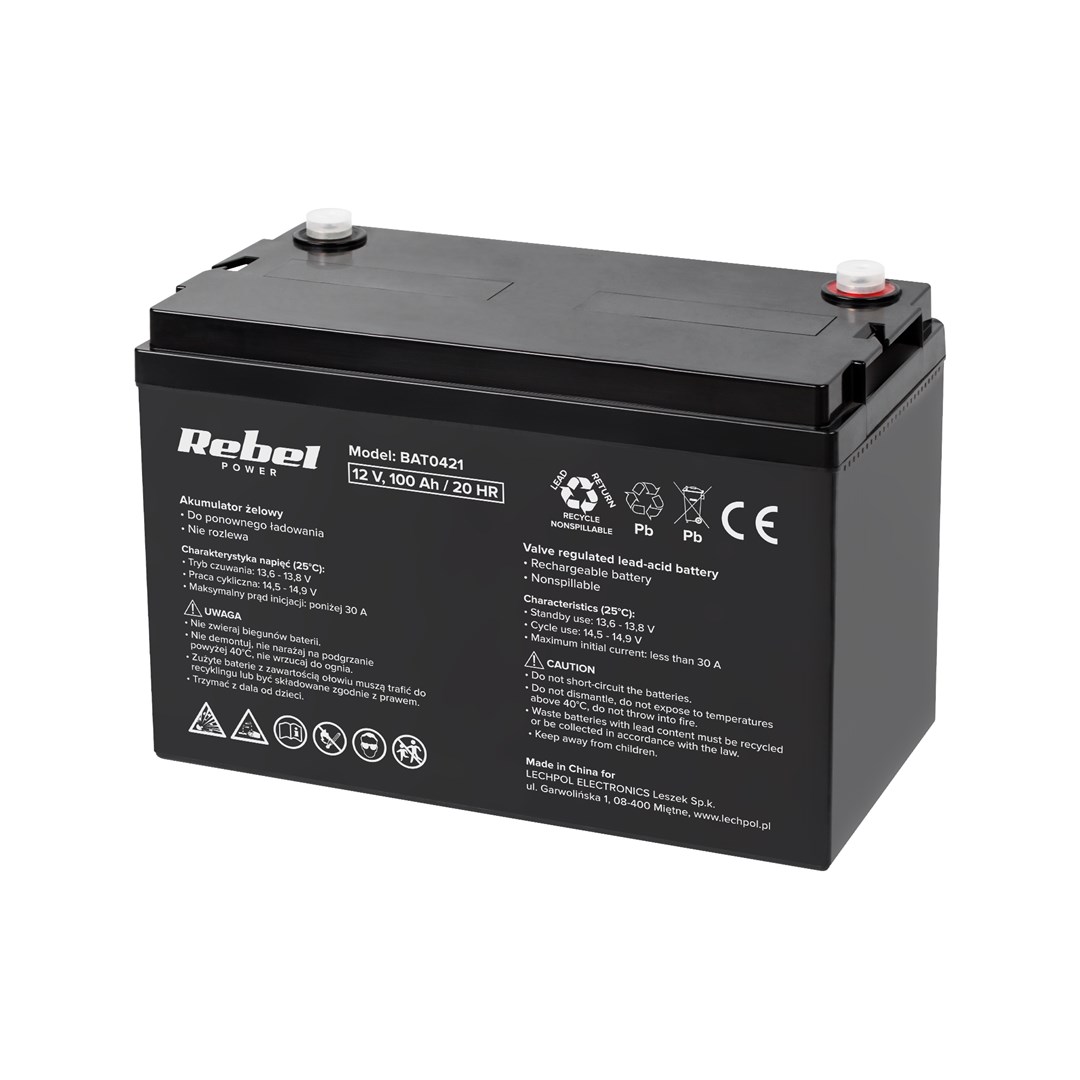 Rebel Gel battery 12V 100Ah |