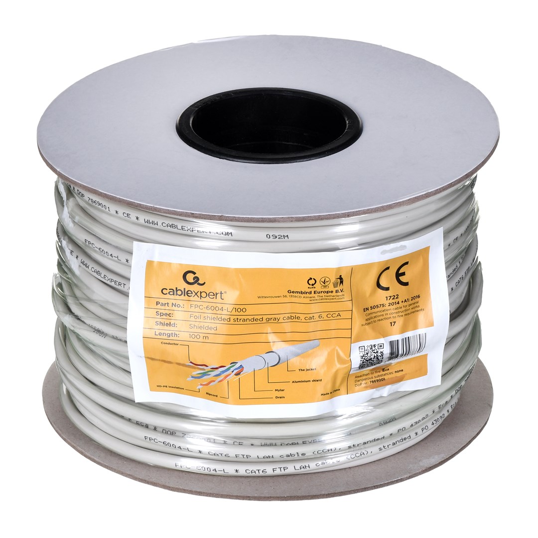 Gembird  CAT6 FTP 100m networking cable