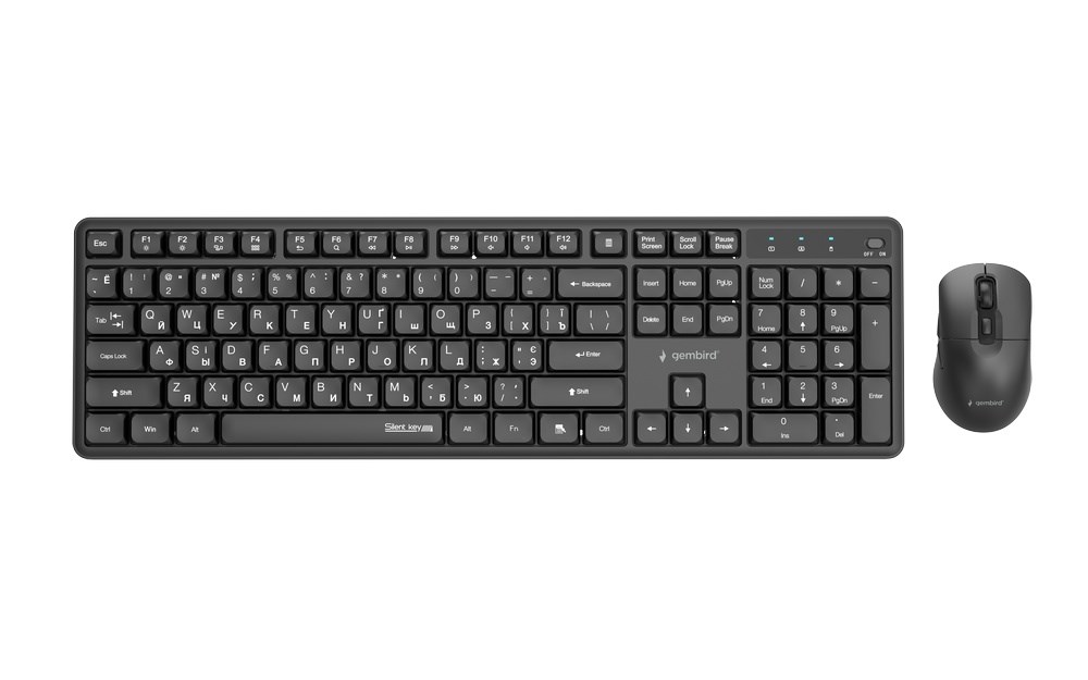 Gembird  KBS-WMS-01-CYRL Silent key Pro Business