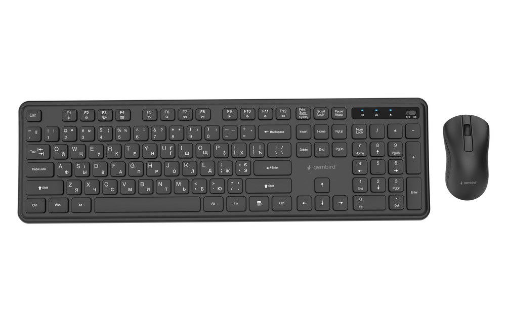Gembird  KBS-WPS-01-W Slim Pro Business wireless
