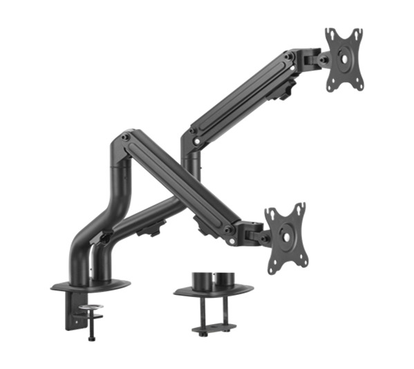 Gembird Adjustable desk 2-display mounting arm