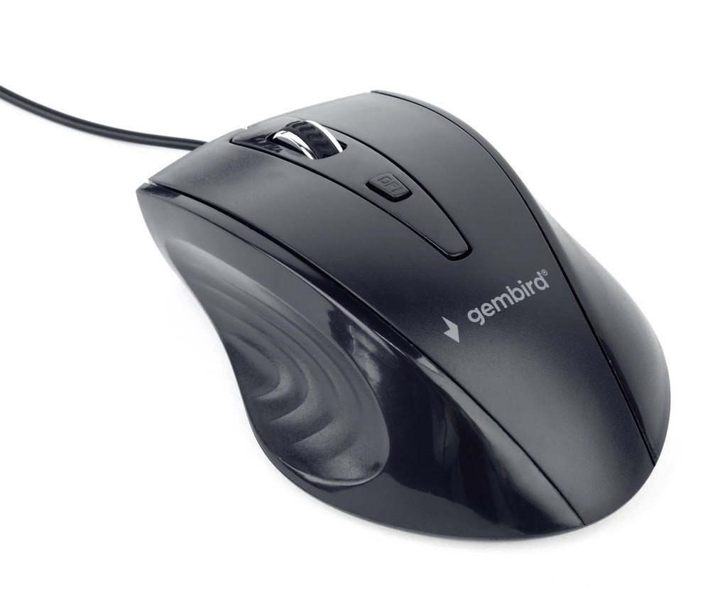 Gembird MUS-4B-02 mouse Right-hand USB Optical