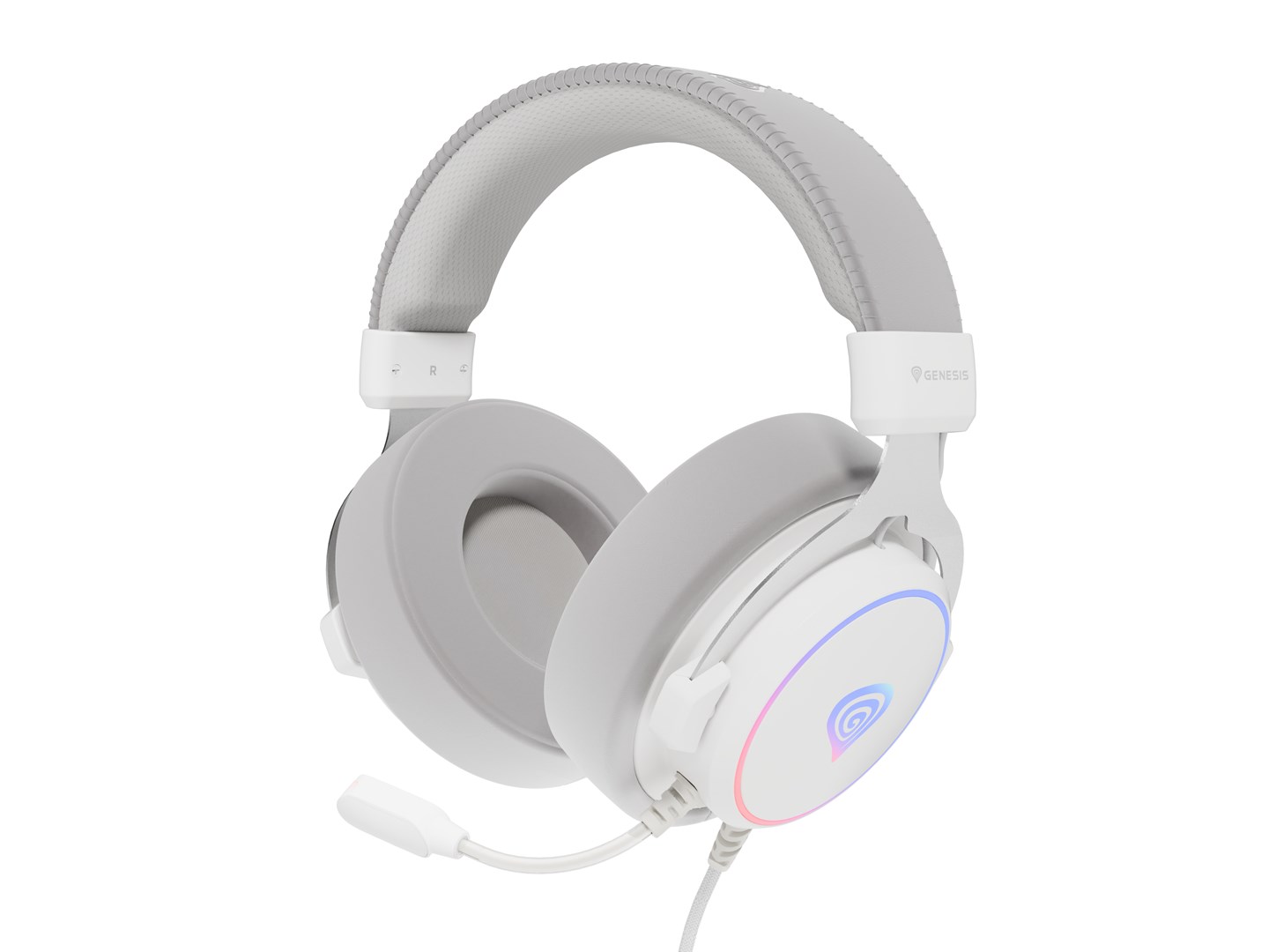 GENESIS Neon 764 White Headset Wired