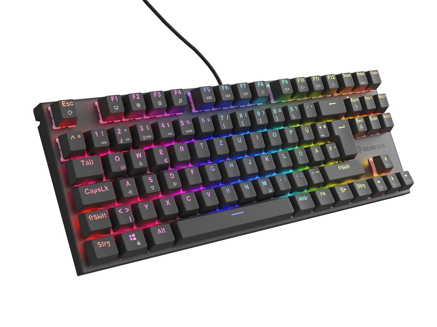 GENESIS  NKG-1886 keyboard Gaming USB QWERTZ