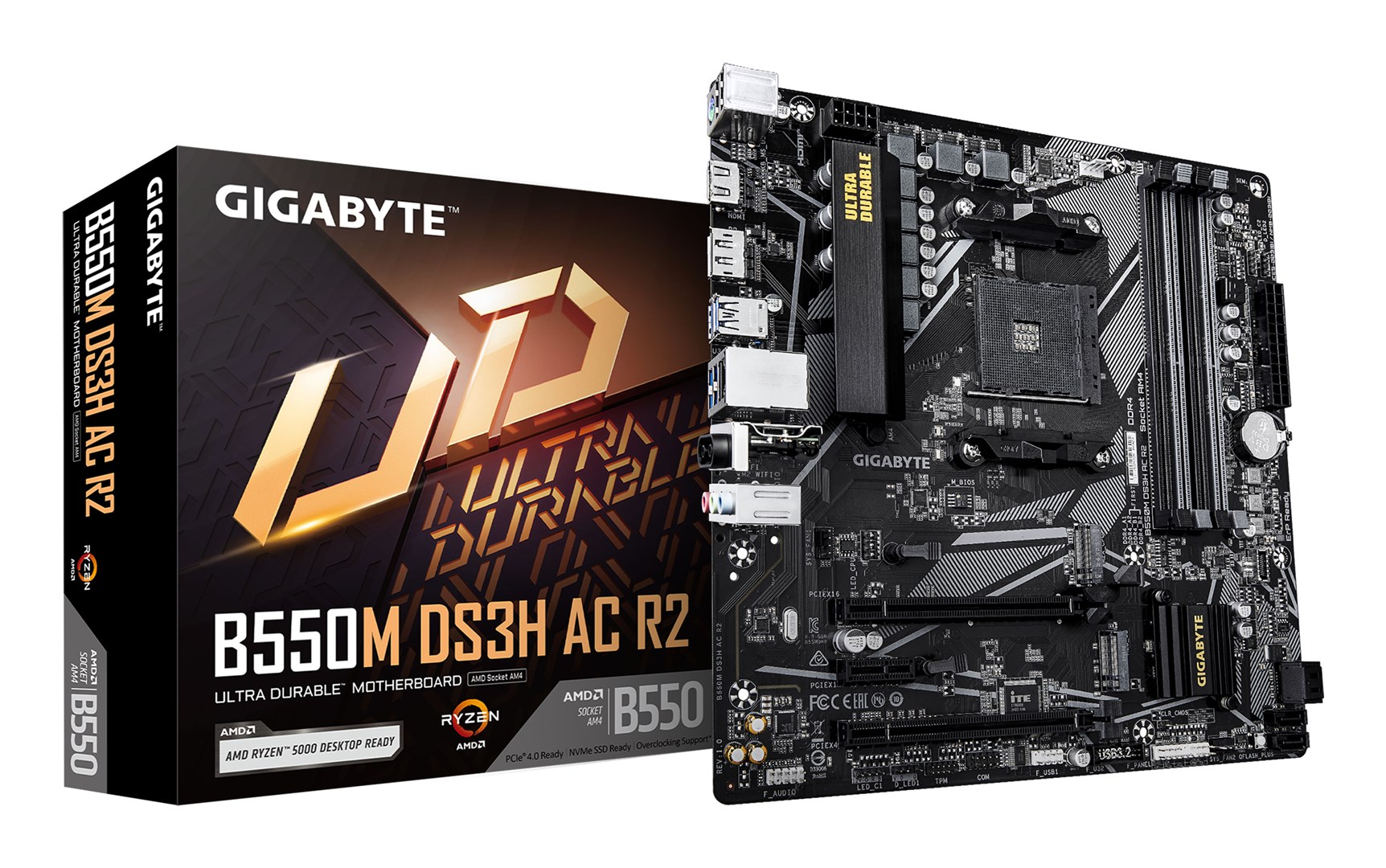 GIGABYTE B550M DS3H AC R2 Motherboard