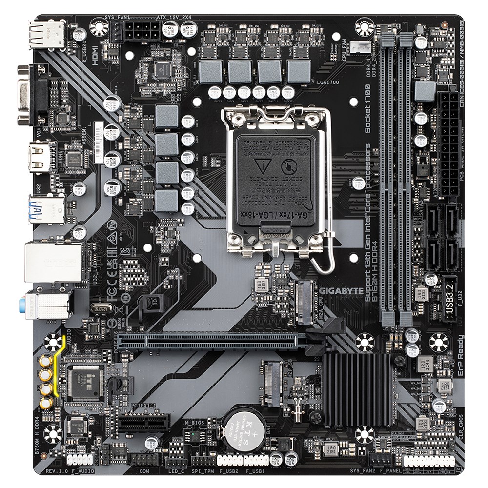 GIGABYTE  B760M H DDR4 Motherboard -