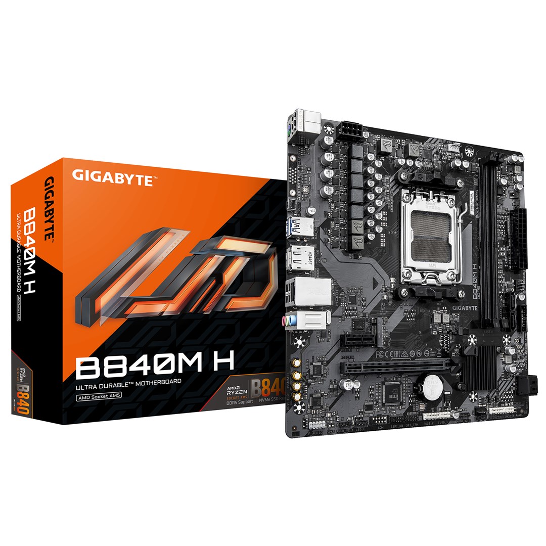 GIGABYTE B840M H Motherboard - AMD