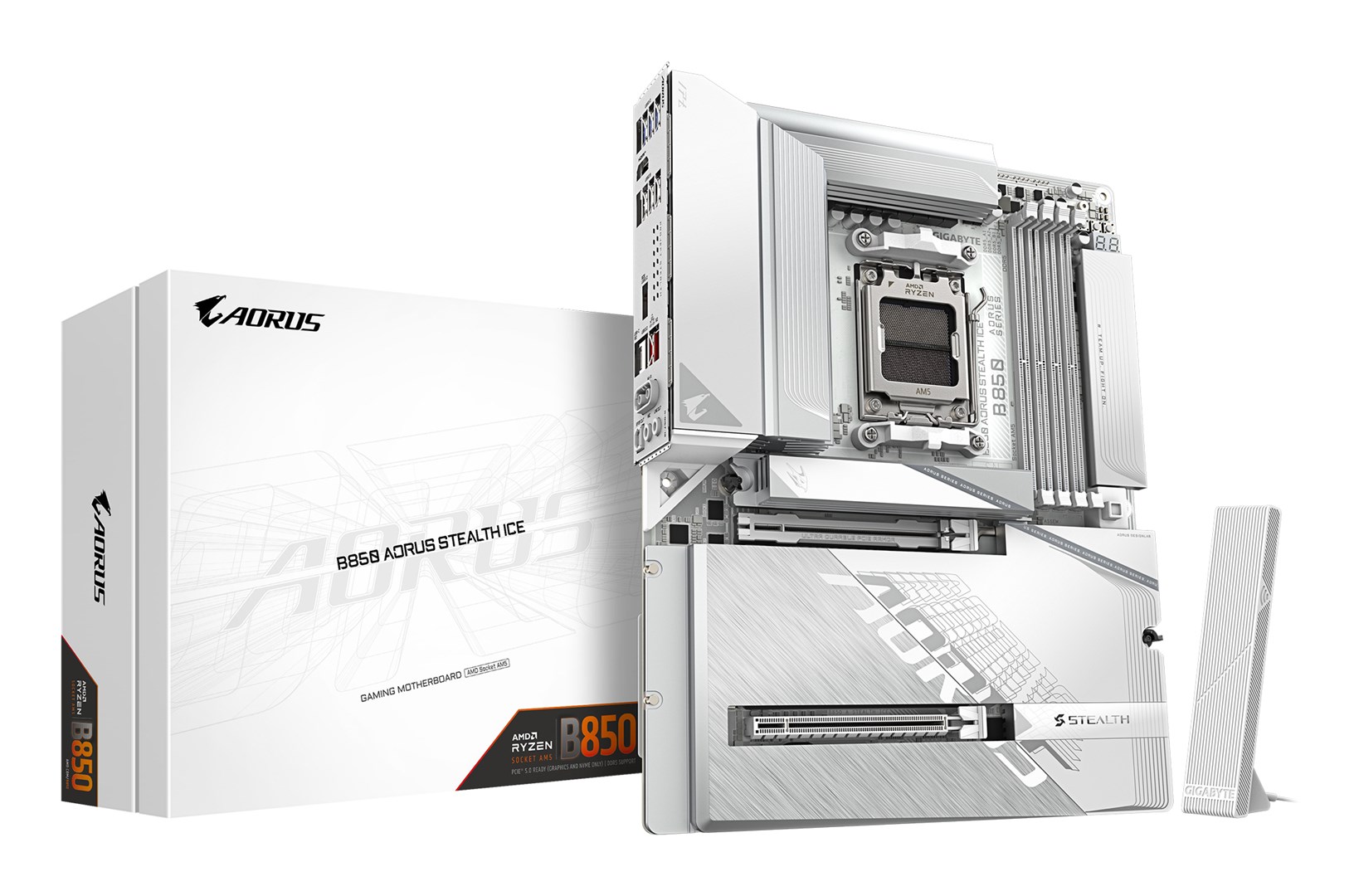 GIGABYTE B850 AORUS STEALTH ICE Motherboard