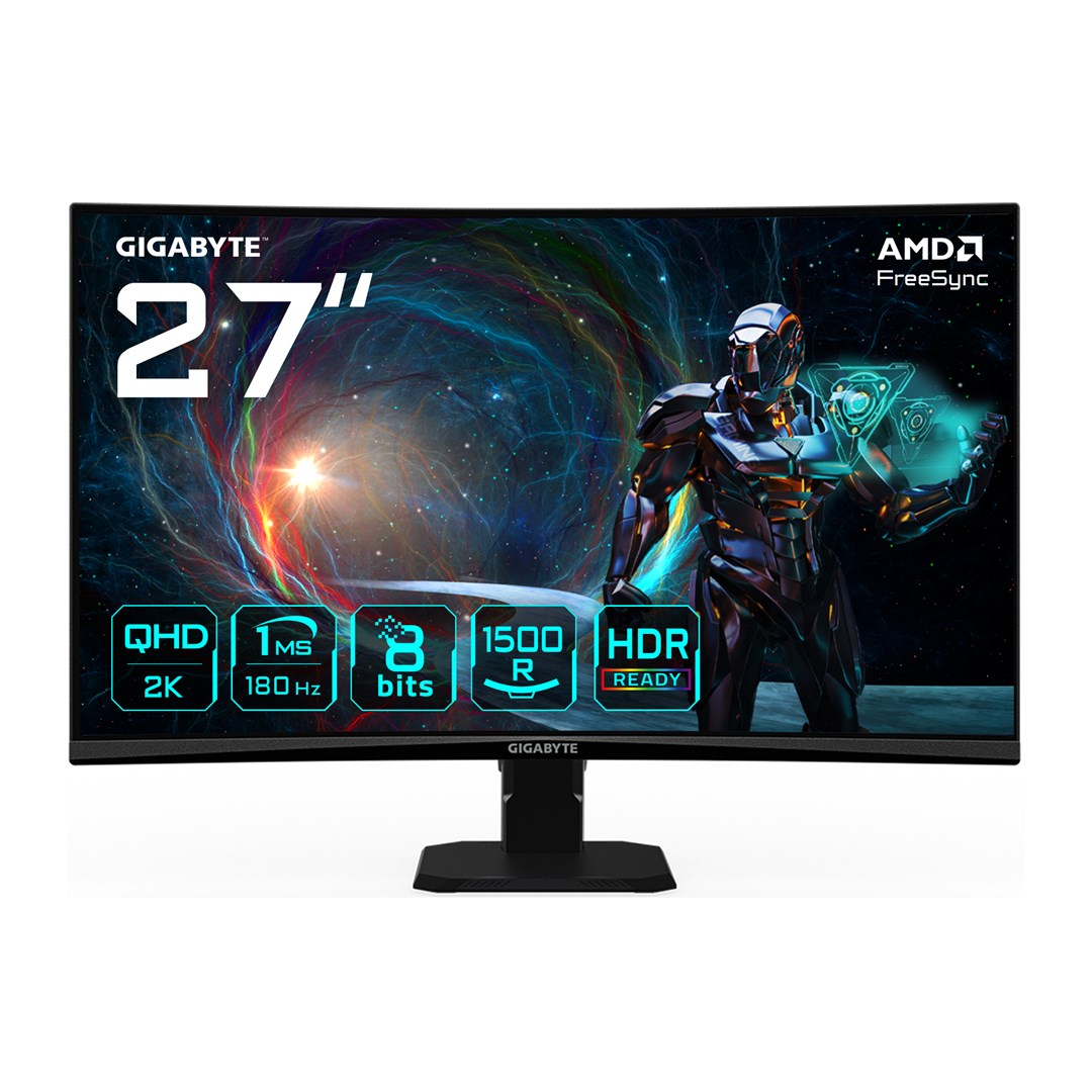 GIGABYTE  GS27QCA 27" QHD Curved Gaming