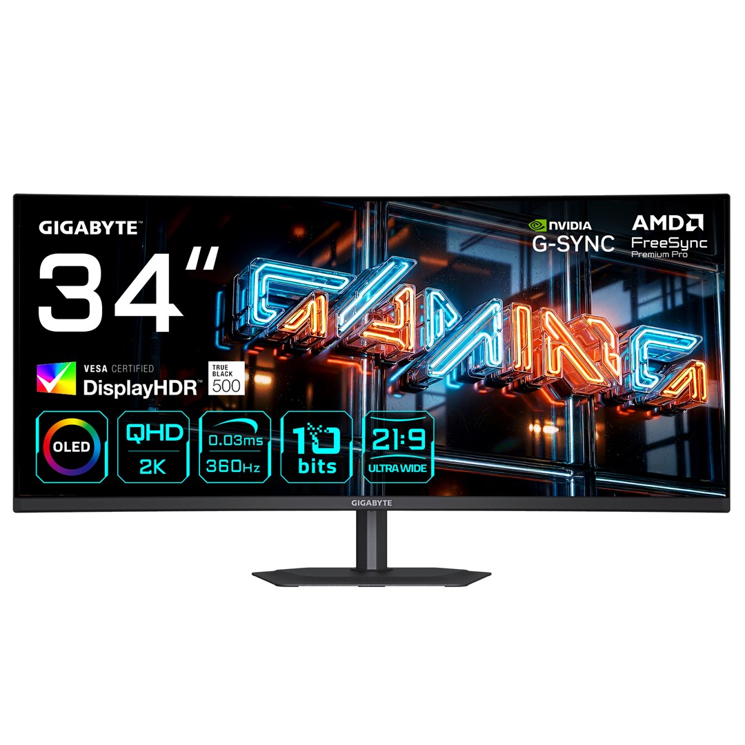 GIGABYTE MO34WQC36 34" WQHD Curved Gaming